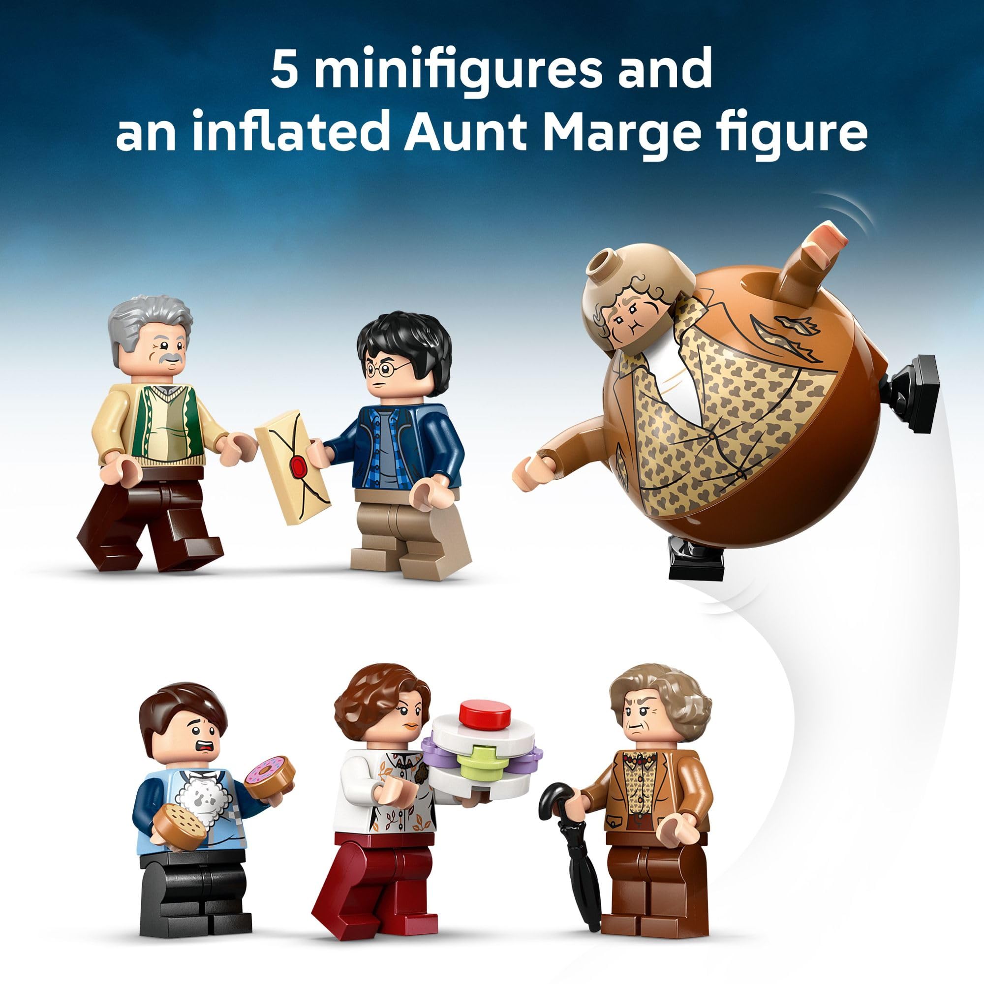 Foto 5 | Juguete Lego Harry Potter Privet Drive La Visita De La Tía Marge 76451 - Venta Internacional.