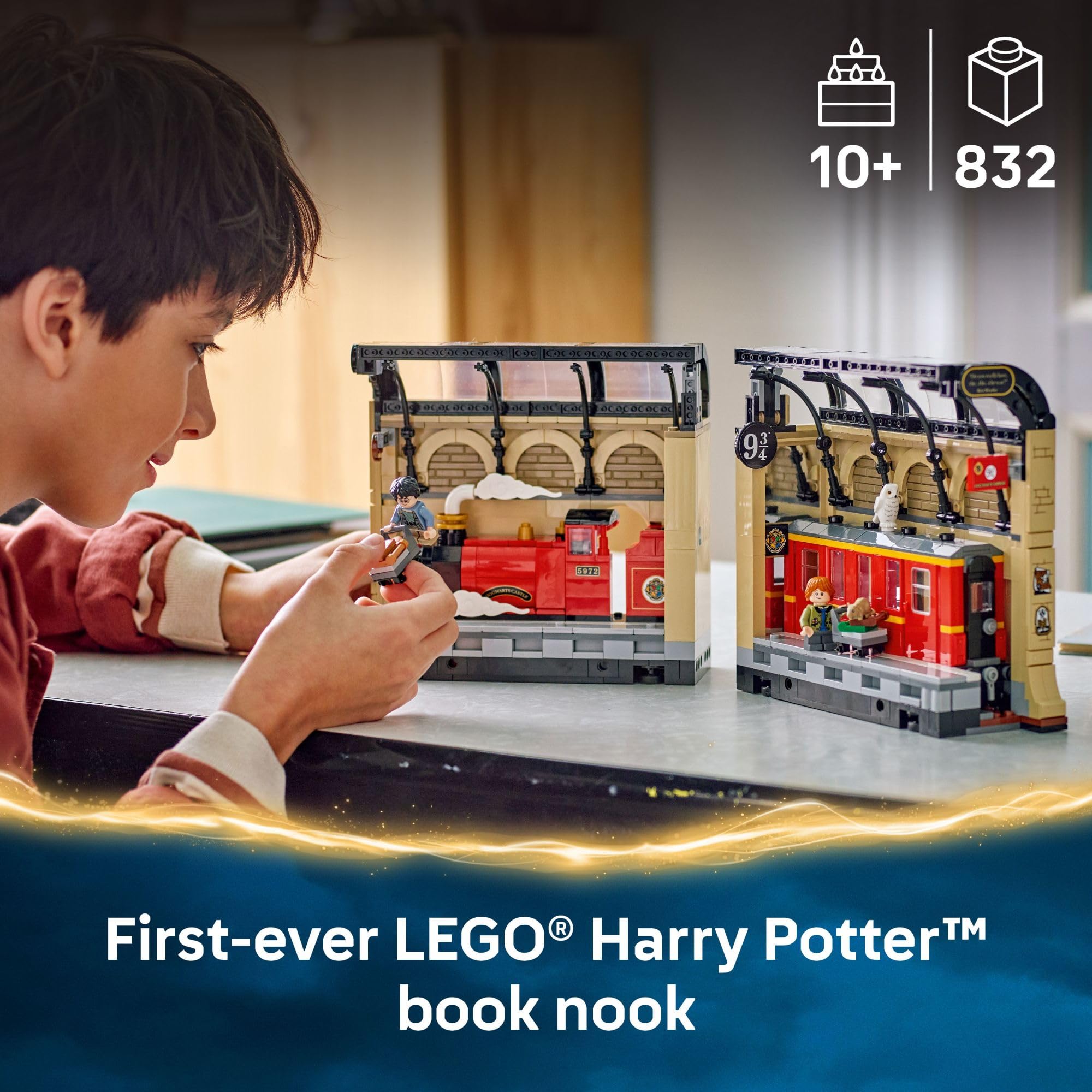 Foto 3 pulgar | Set De Construcción Lego Harry Potter Book Nook Hogwarts Express - Venta Internacional.
