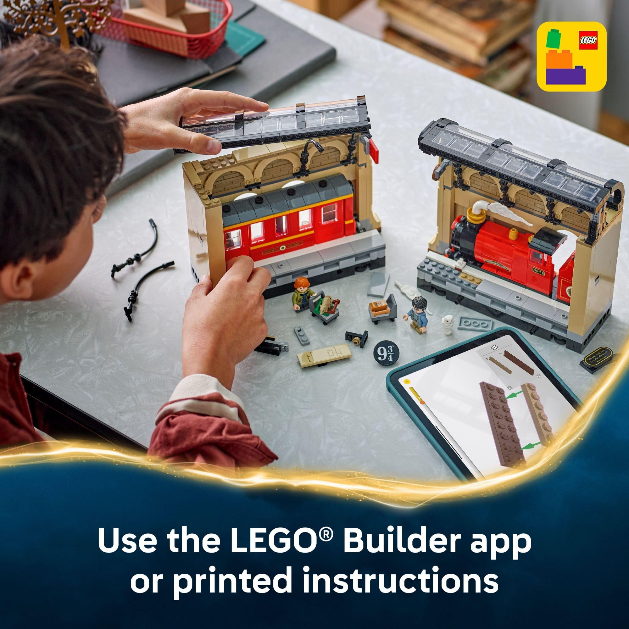 Foto 7 pulgar | Set De Construcción Lego Harry Potter Book Nook Hogwarts Express - Venta Internacional.