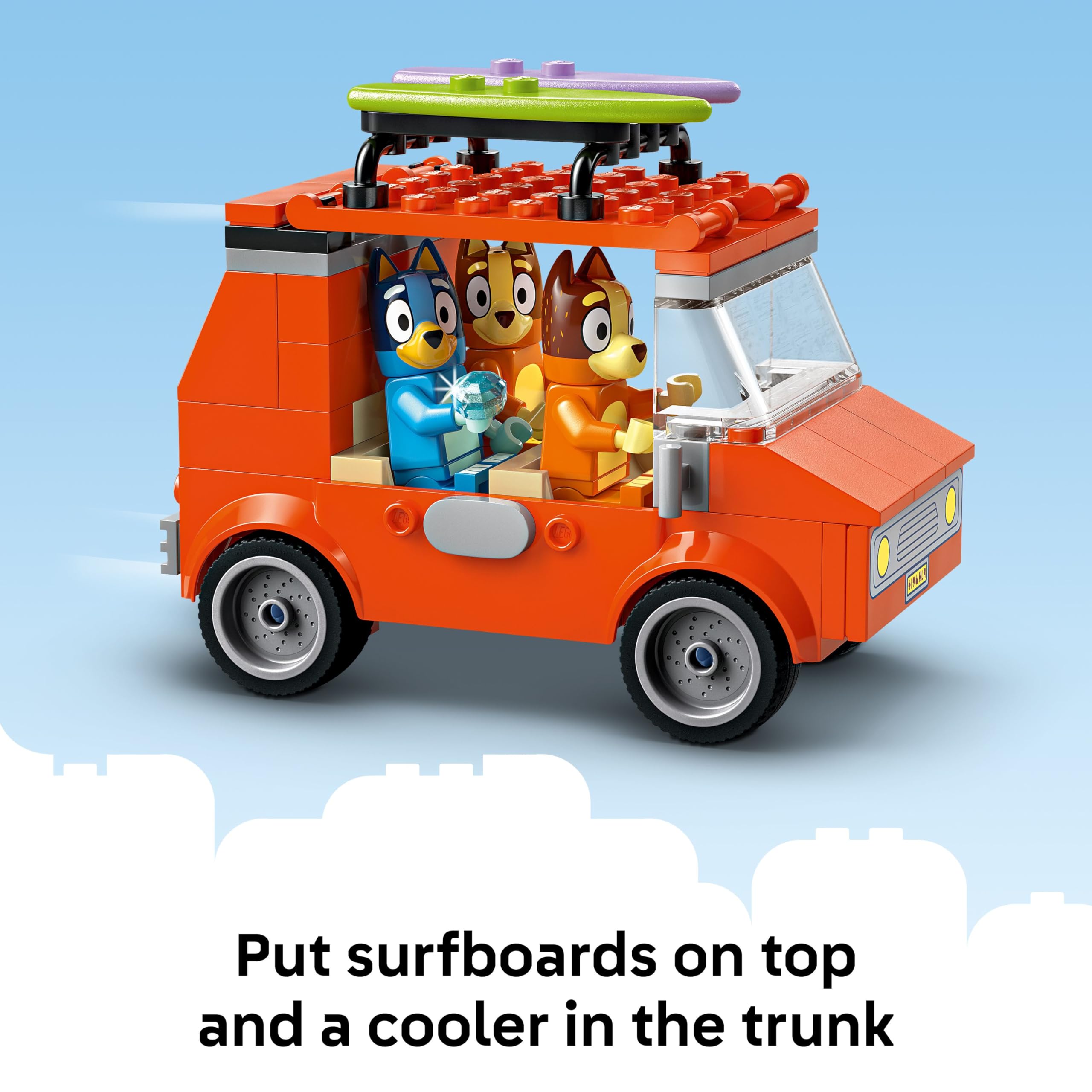 Foto 6 pulgar | Juguete Lego Bluey: Bluey's Beach & Family Car Trip 11202  Más De 4 Años - Venta Internacional.