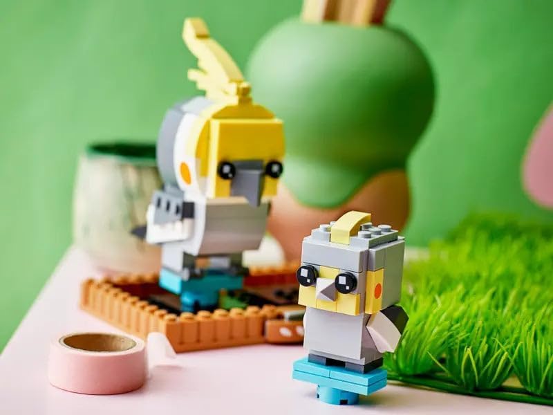 Foto 3 pulgar | Juguete Lego Brickheadz Pets Cockatiel 40481 Bird 219 Piezas - Venta Internacional.