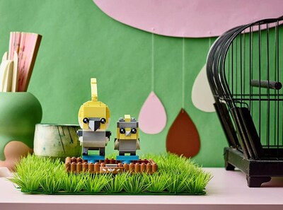 Foto 3 | Juguete Lego Brickheadz Pets Cockatiel 40481 Bird 219 Piezas - Venta Internacional.