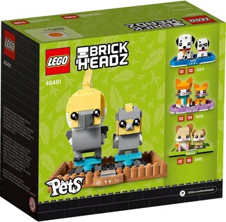 Foto 5 | Juguete Lego Brickheadz Pets Cockatiel 40481 Bird 219 Piezas - Venta Internacional.