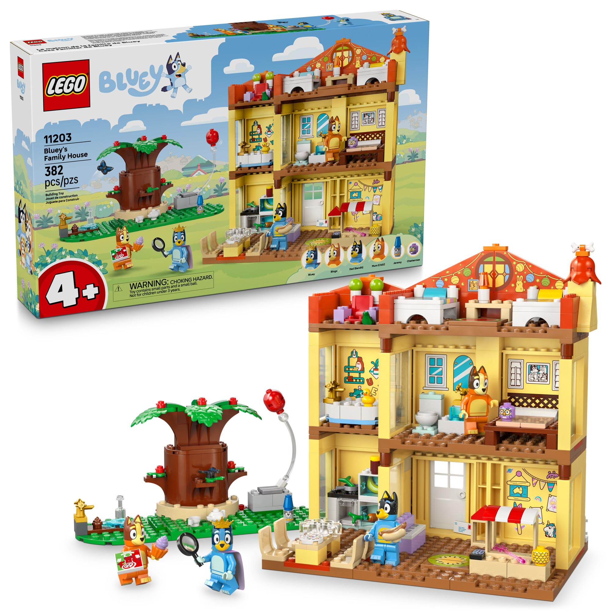 Foto 2 pulgar | Juguete Lego Bluey's Family House 11203 Con Bluey Y 5 Personajes - Venta Internacional.