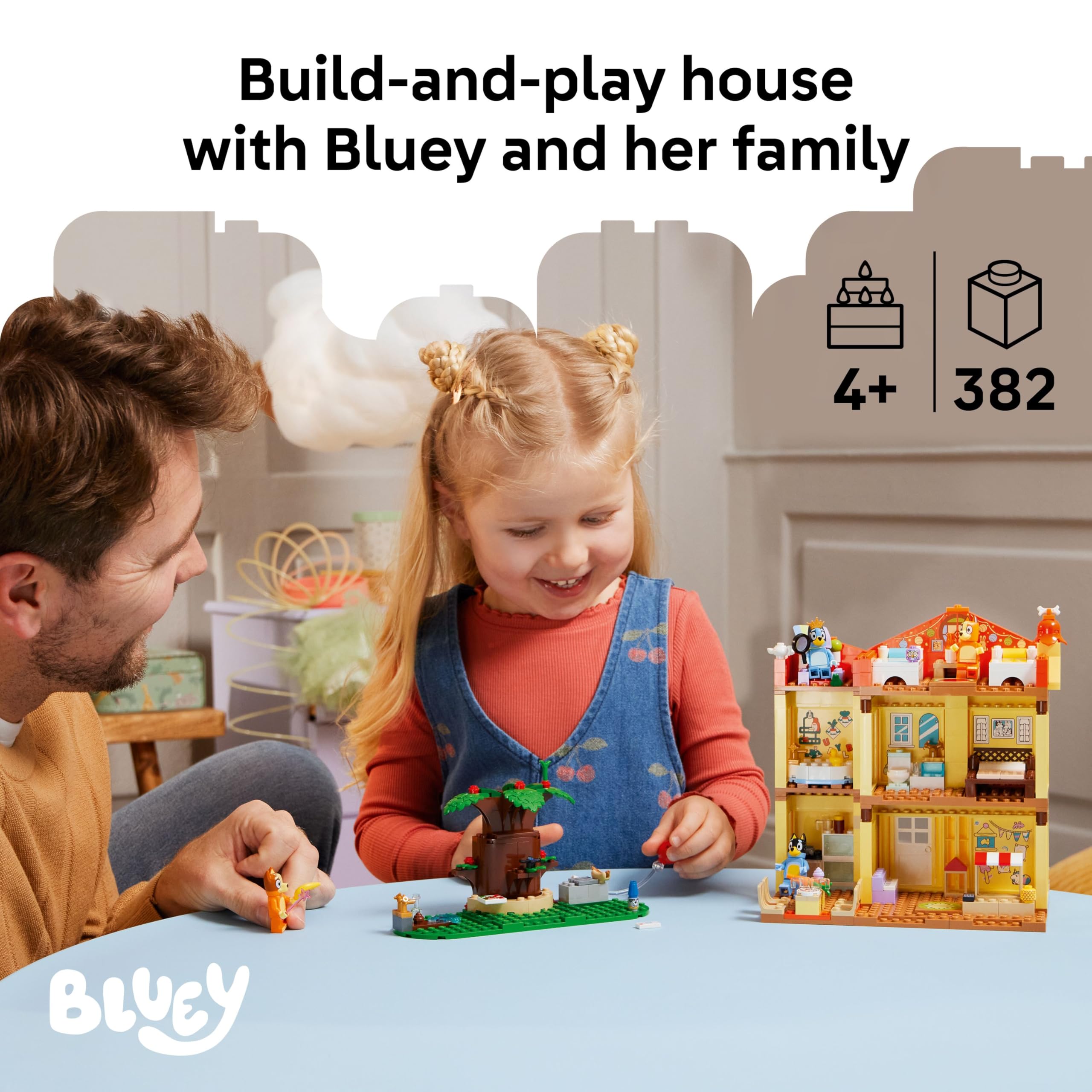 Foto 3 pulgar | Juguete Lego Bluey's Family House 11203 Con Bluey Y 5 Personajes - Venta Internacional.