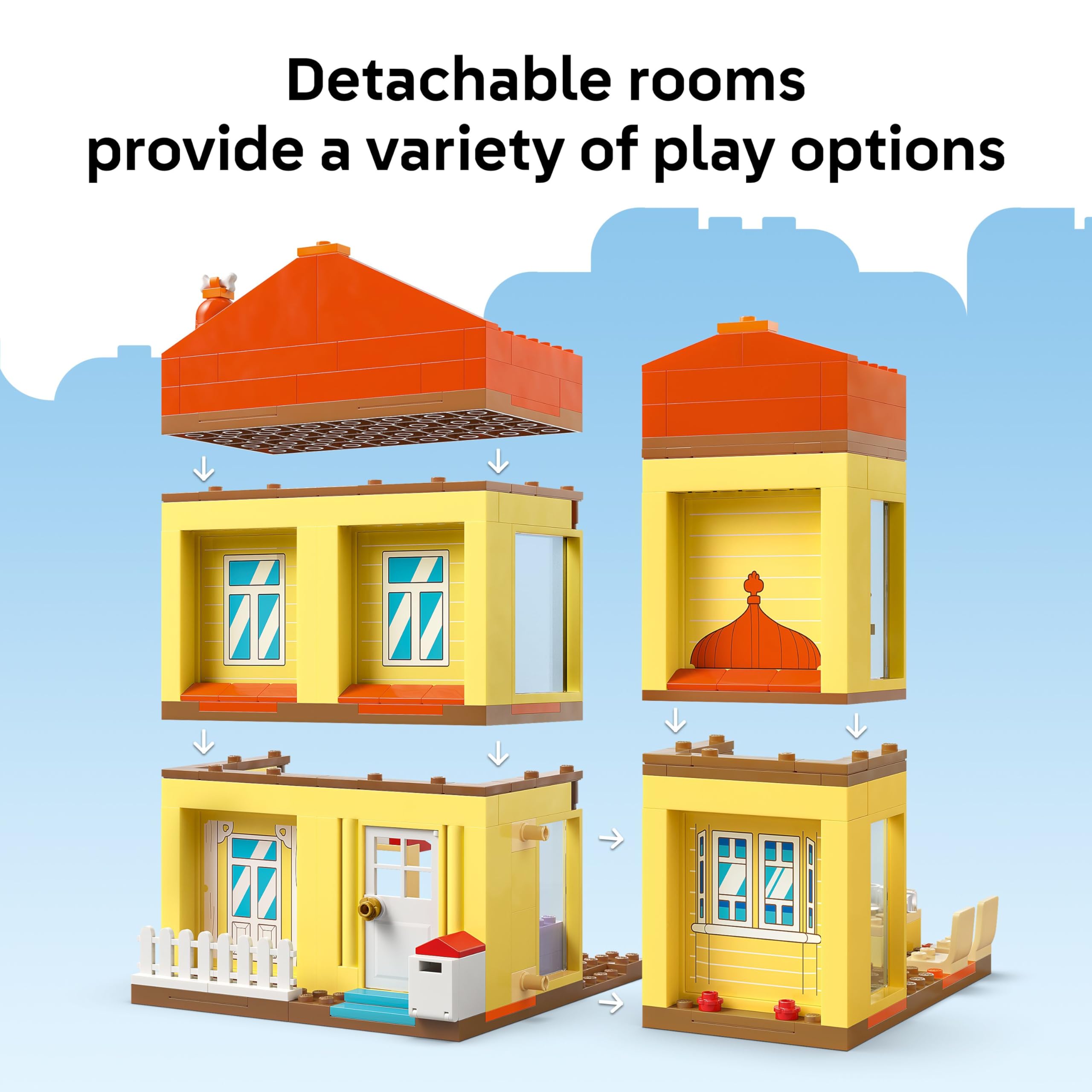 Foto 7 pulgar | Juguete Lego Bluey's Family House 11203 Con Bluey Y 5 Personajes - Venta Internacional.