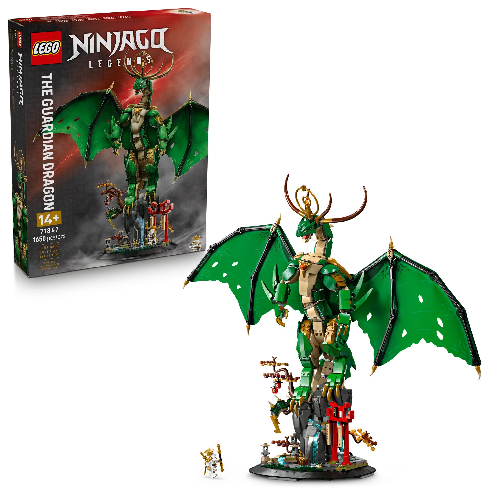 Foto 2 pulgar | Kit De Construcción De Maquetas Lego Ninjago The Guardian Dragon 71847 - Venta Internacional.