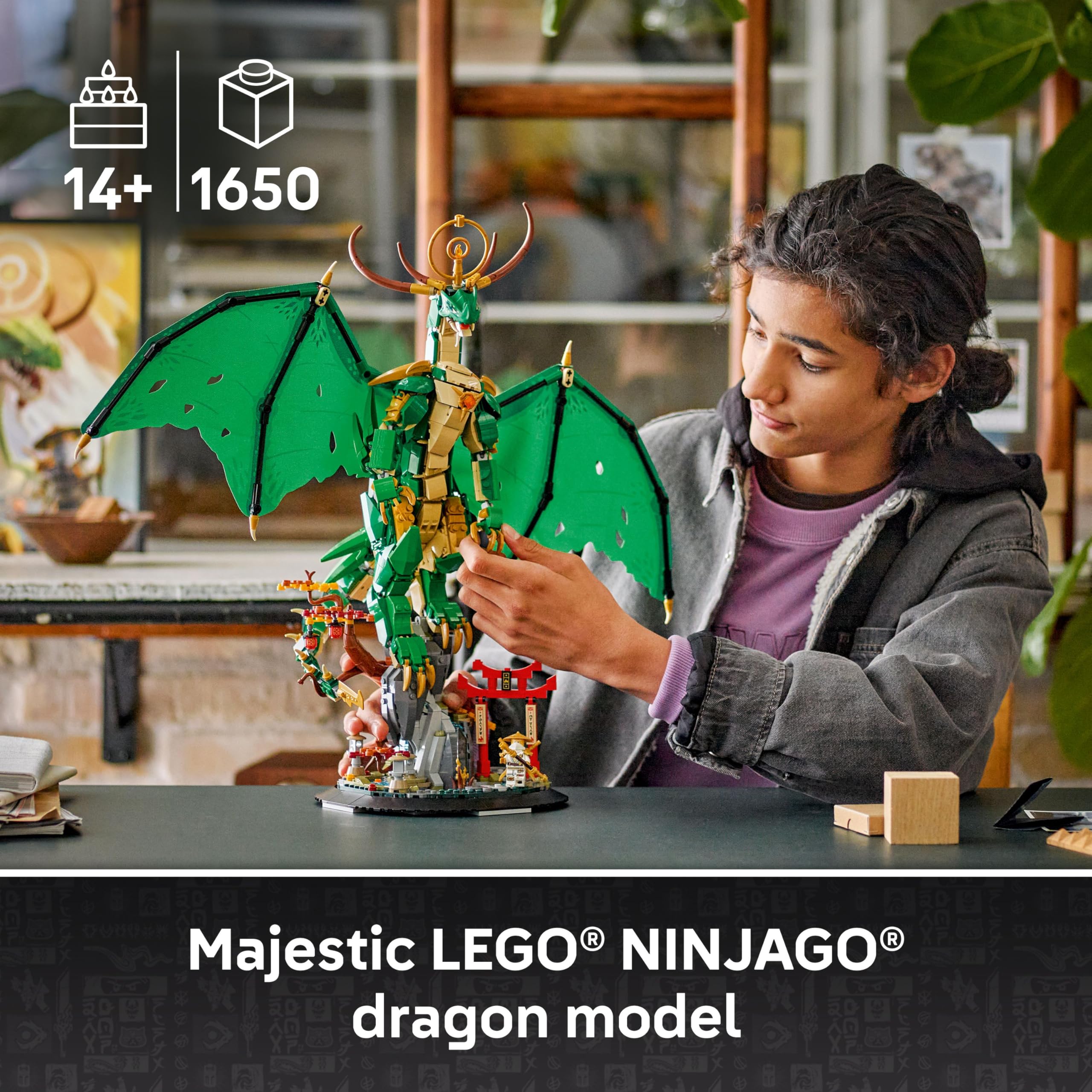 Foto 3 pulgar | Kit De Construcción De Maquetas Lego Ninjago The Guardian Dragon 71847 - Venta Internacional.