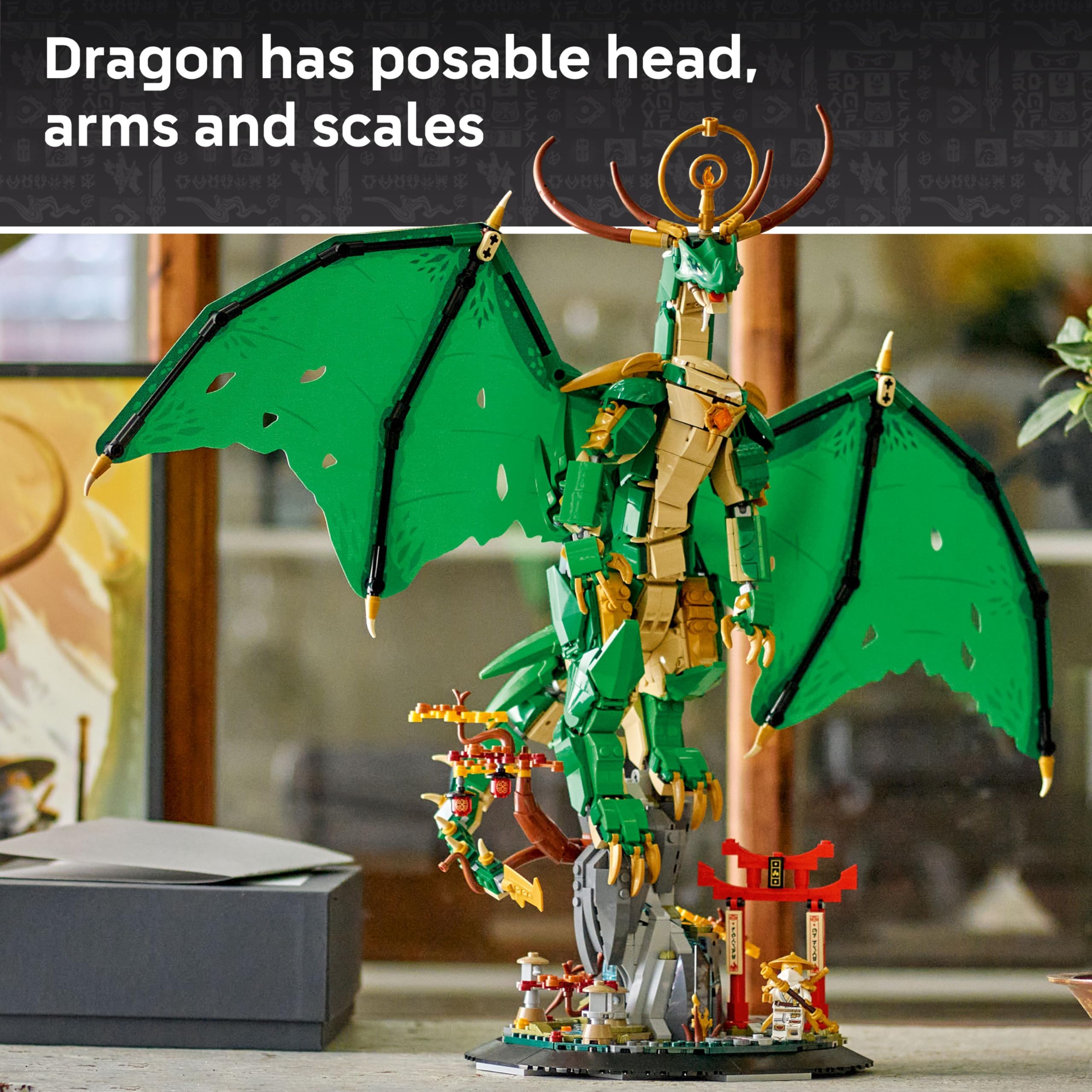 Foto 4 pulgar | Kit De Construcción De Maquetas Lego Ninjago The Guardian Dragon 71847 - Venta Internacional.