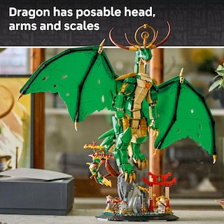Foto 3 | Kit De Construcción De Maquetas Lego Ninjago The Guardian Dragon 71847 - Venta Internacional.