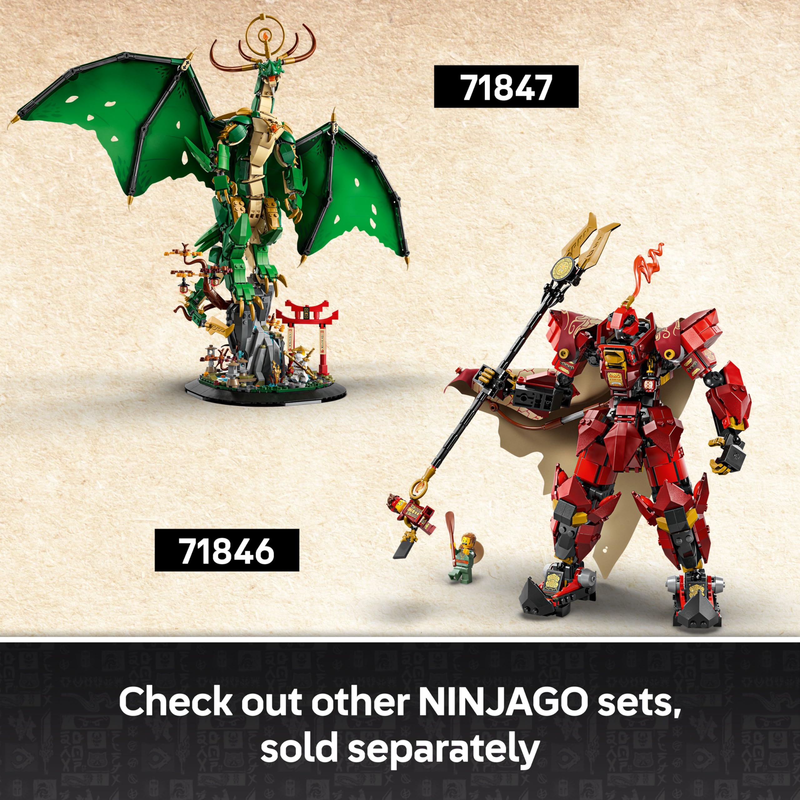 Foto 8 pulgar | Kit De Construcción De Maquetas Lego Ninjago The Guardian Dragon 71847 - Venta Internacional.