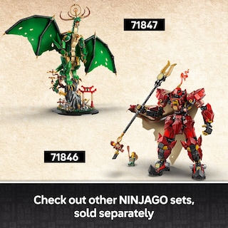 Foto 7 | Kit De Construcción De Maquetas Lego Ninjago The Guardian Dragon 71847 - Venta Internacional.