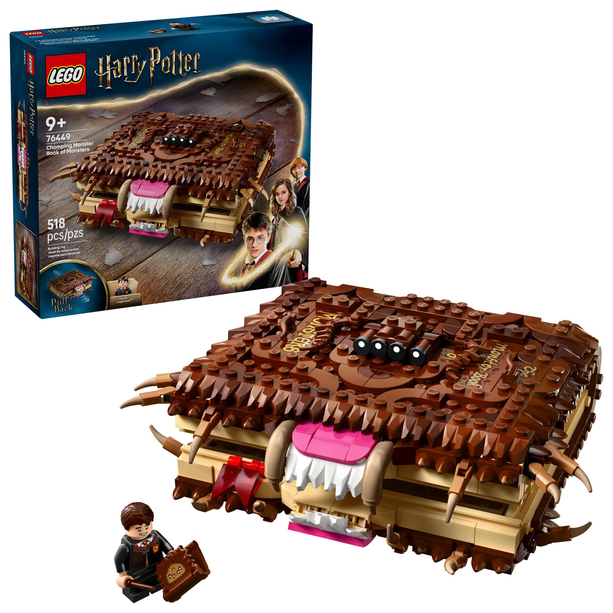 Foto 2 pulgar | Juguete Lego Harry Potter Mordiendo Monstruo Libro De Los Monstruos 76449 - Venta Internacional.