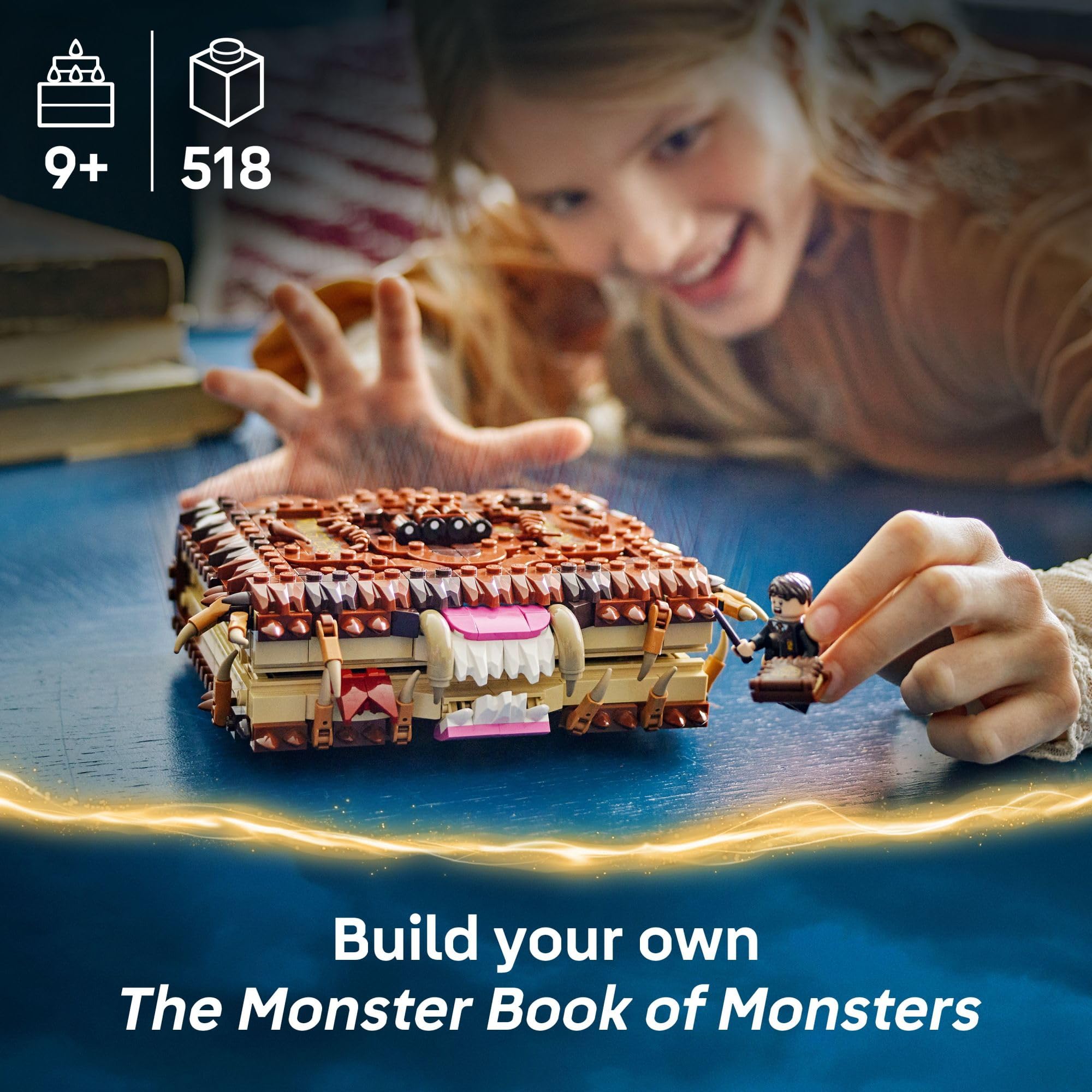Foto 3 pulgar | Juguete Lego Harry Potter Mordiendo Monstruo Libro De Los Monstruos 76449 - Venta Internacional.
