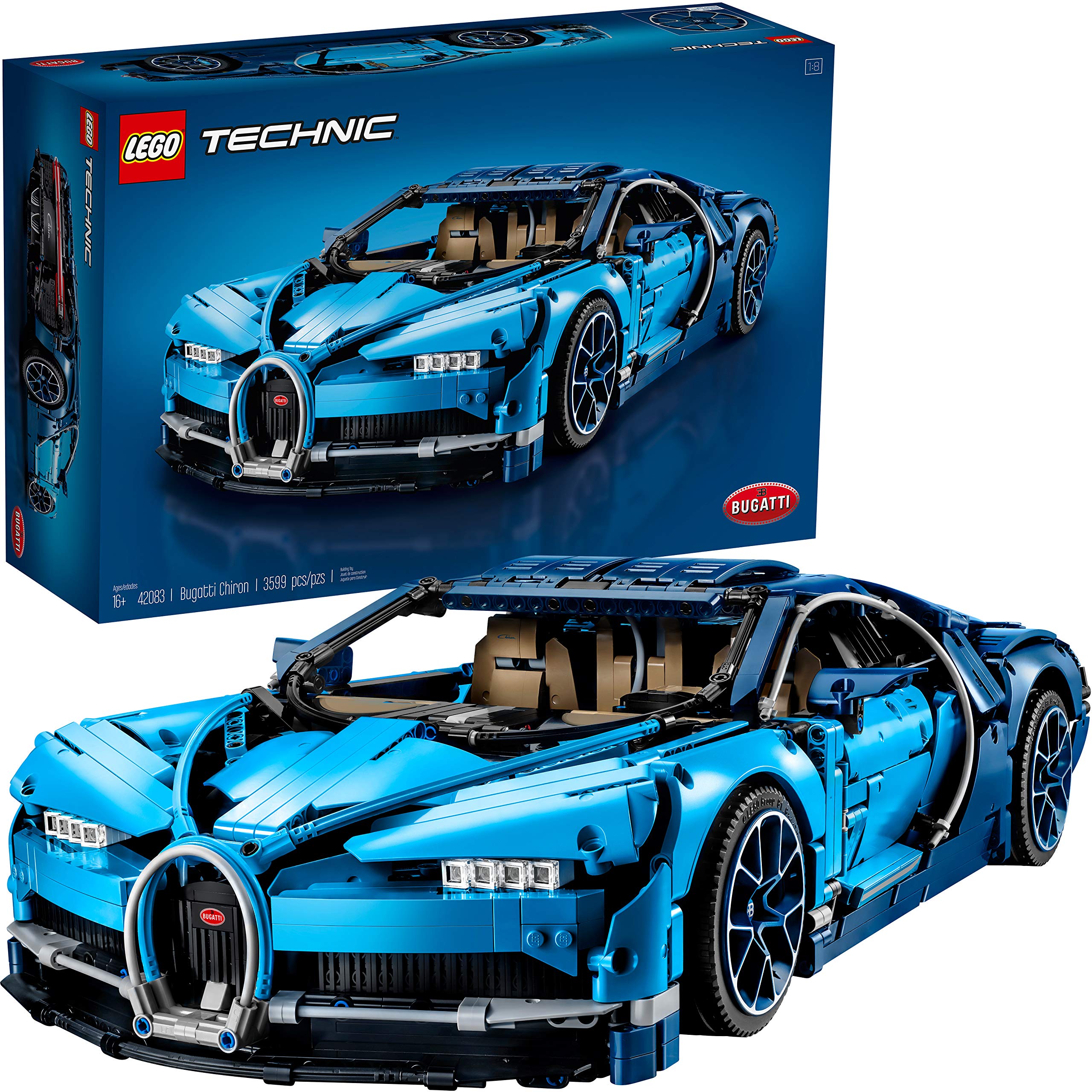 Foto 2 pulgar | Kit De Construcción Lego Technic Bugatti Chiron 42083 Race Car - Venta Internacional.