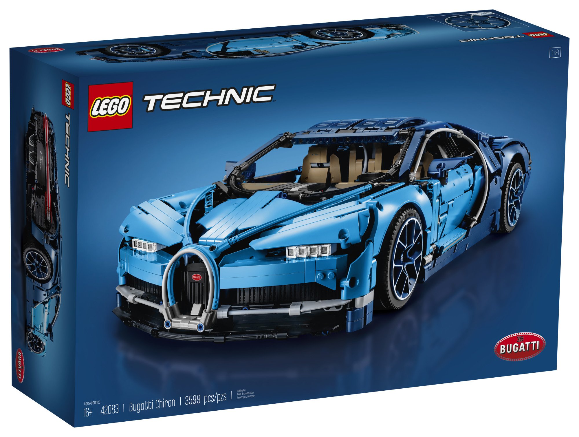 Foto 5 pulgar | Kit De Construcción Lego Technic Bugatti Chiron 42083 Race Car - Venta Internacional.