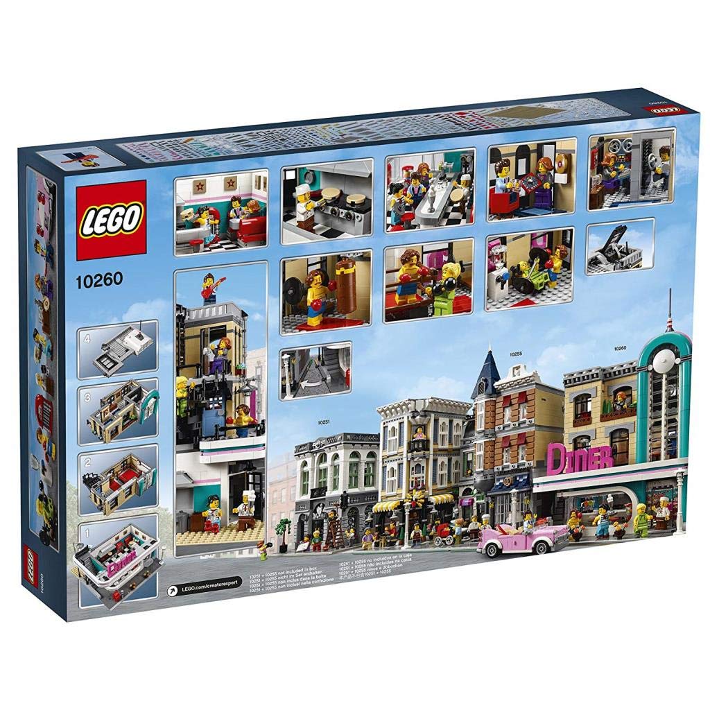 Foto 3 pulgar | Kit De Construcción Lego Creator Expert Downtown Diner 10260 - Venta Internacional.