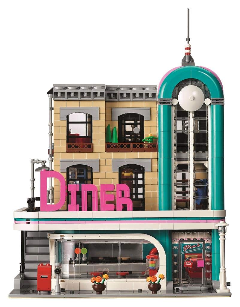 Foto 5 pulgar | Kit De Construcción Lego Creator Expert Downtown Diner 10260 - Venta Internacional.