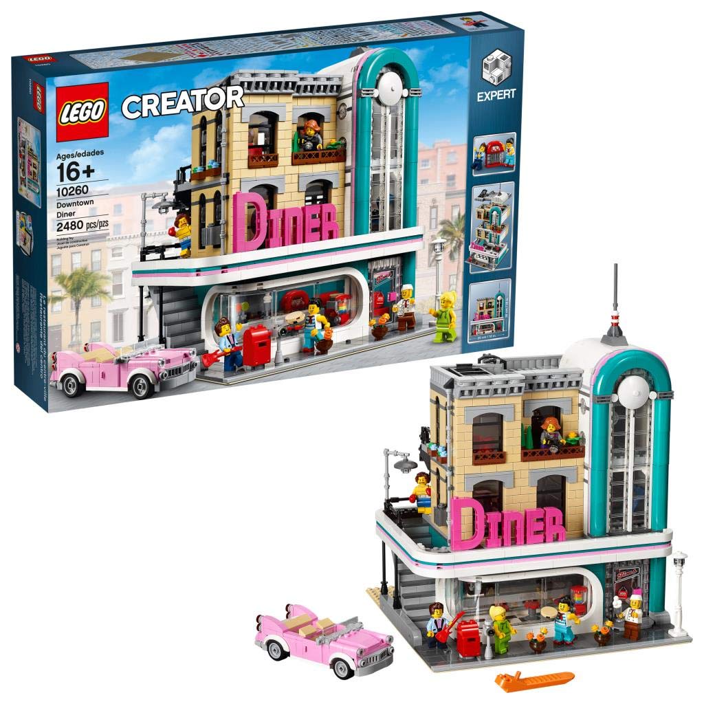 Foto 6 pulgar | Kit De Construcción Lego Creator Expert Downtown Diner 10260 - Venta Internacional.