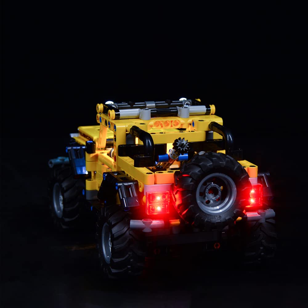 Foto 4 pulgar | Set De Luces Para Bloques De Construcción Technic Jeep Wrangler Con Led - Venta Internacional.