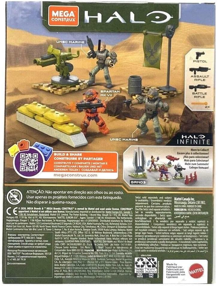 Foto 5 pulgar | Set De Construcción Halo Mega Construx Unsc Combat Unit Mattel - Venta Internacional.