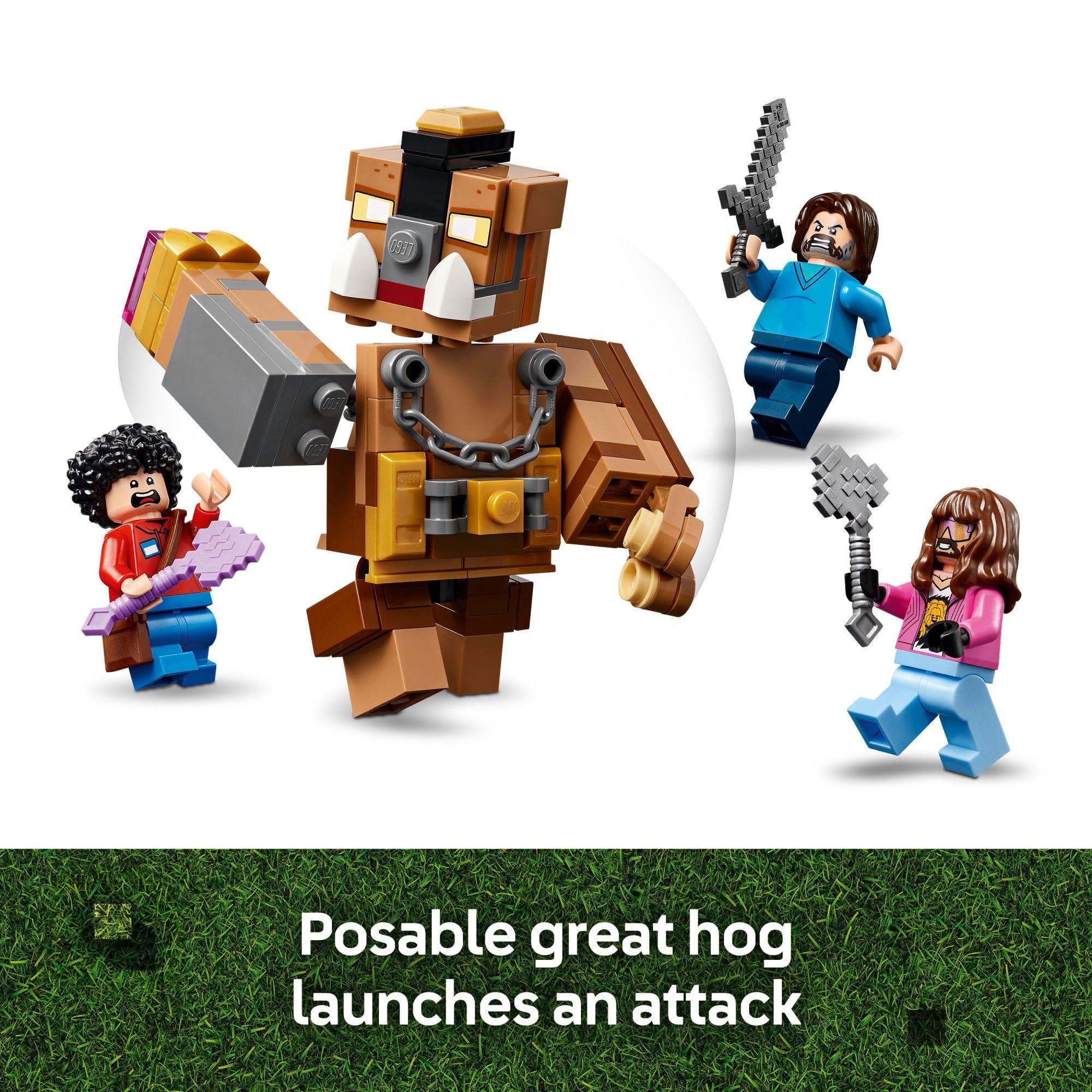 Foto 4 | Juguete De Construcción Lego Minecraft Woodland Mansion Fighting Ring - Venta Internacional.