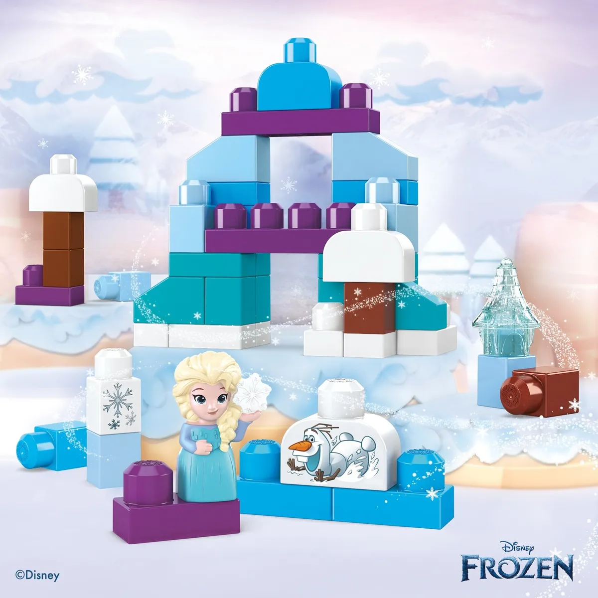 Foto 3 pulgar | Juguete Mega Bloks 60 Pz Frozen