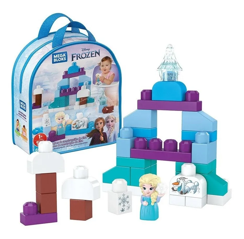 Foto 4 pulgar | Juguete Mega Bloks 60 Pz Frozen