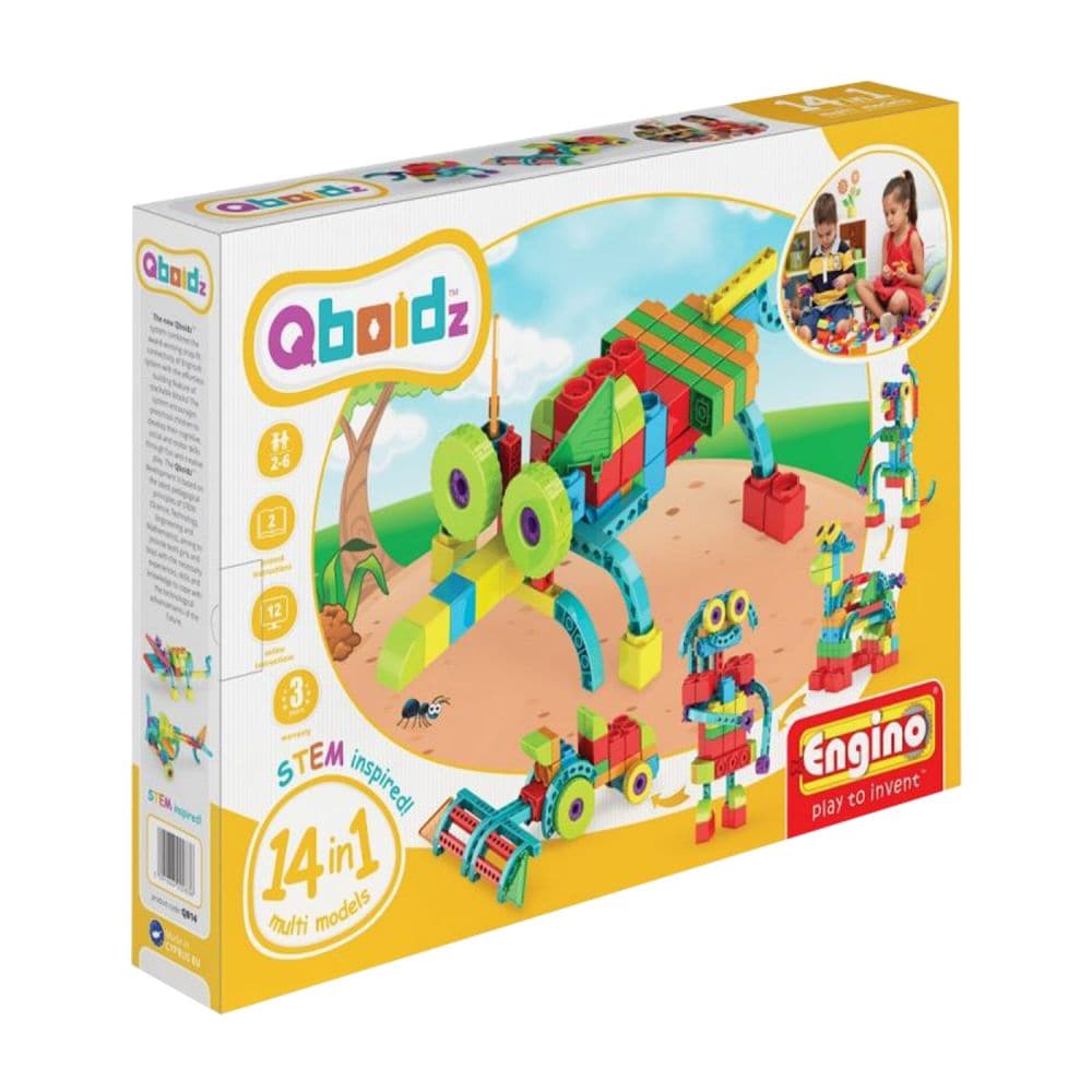 Juego De Construcción Preescolar Engino Qboidz 14 en 1 $799