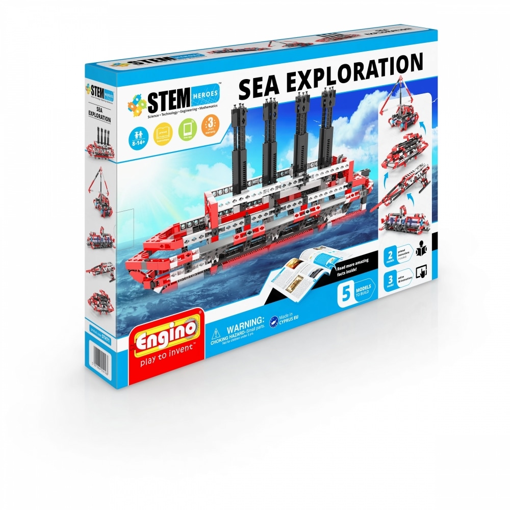 Juguete Exploración Del Mar Stem Engino $4,729