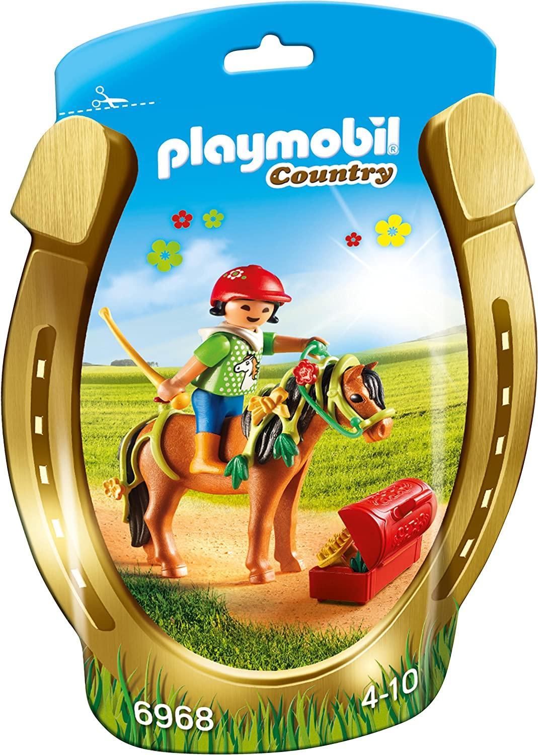 Playmobil Country Niña En Pony Café Modelo 6968