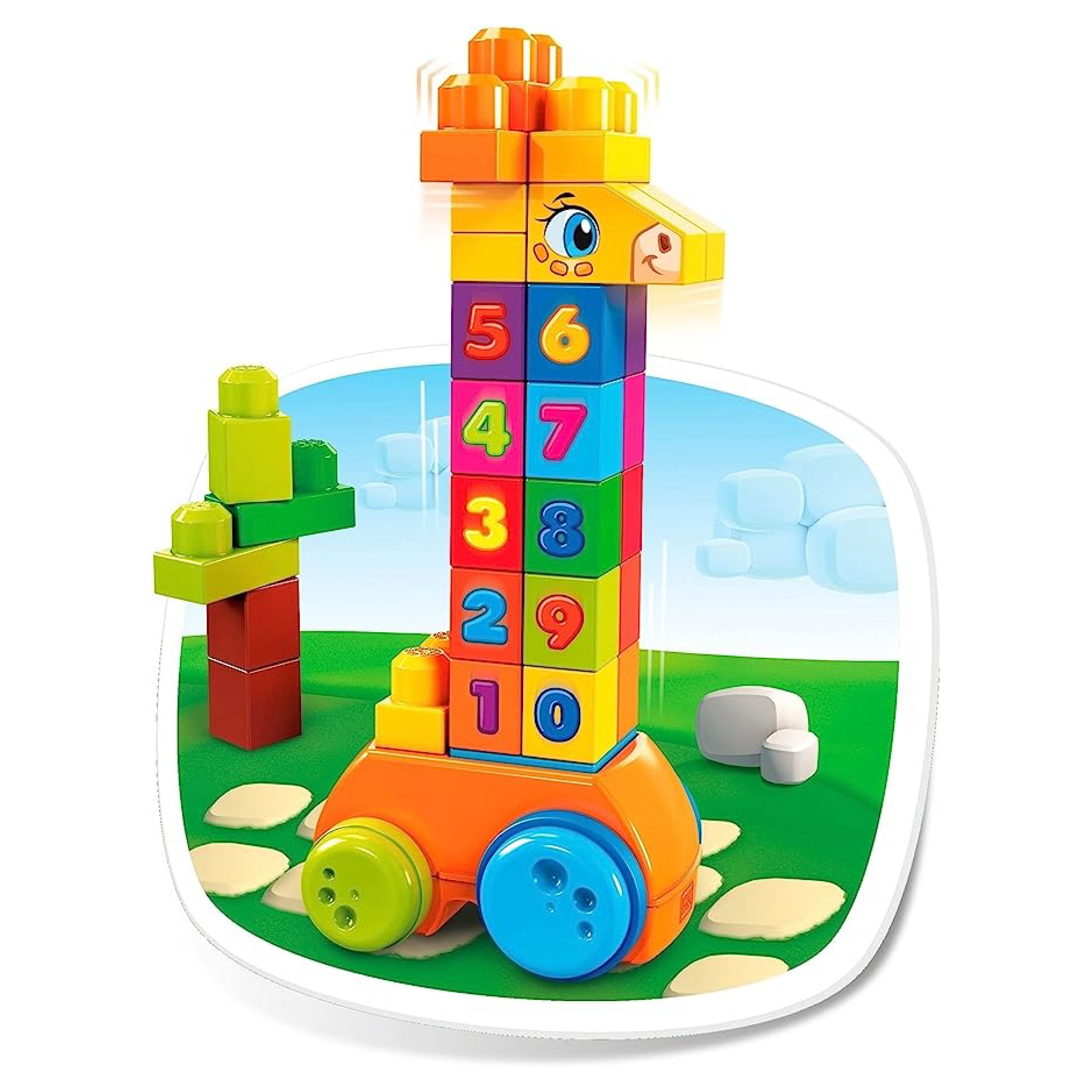 Foto 4 pulgar | Juego de Bloques Jirafa Fisher-Price Megablock GFG19 Multicolor 30 Piezas