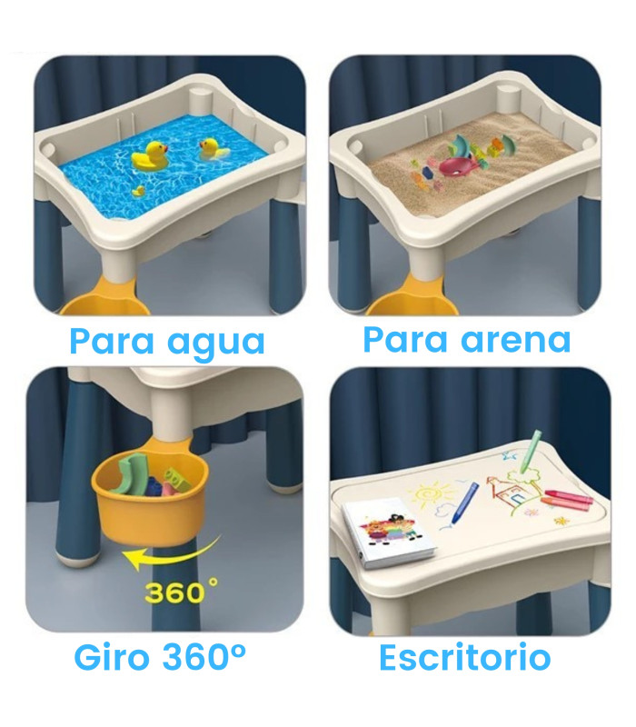 Foto 3 pulgar | Mesa de Actividades Genérica Infantil 3 en 1