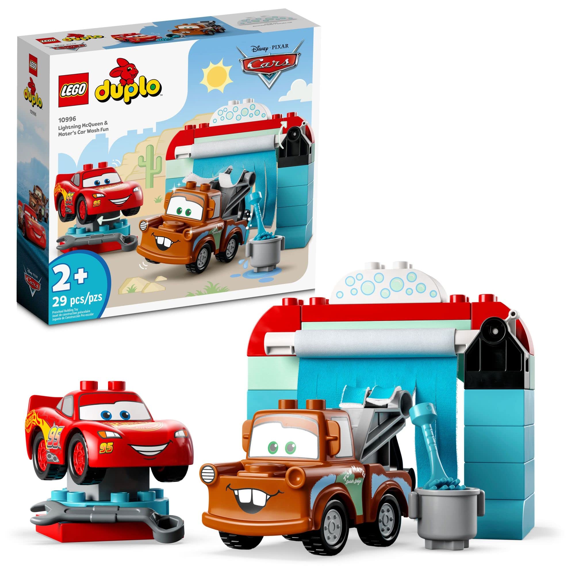 Foto 2 pulgar | Venta Internacional- Lego Duplo Coches de Disney Pixar: Lightning McQueen 29 Piezas