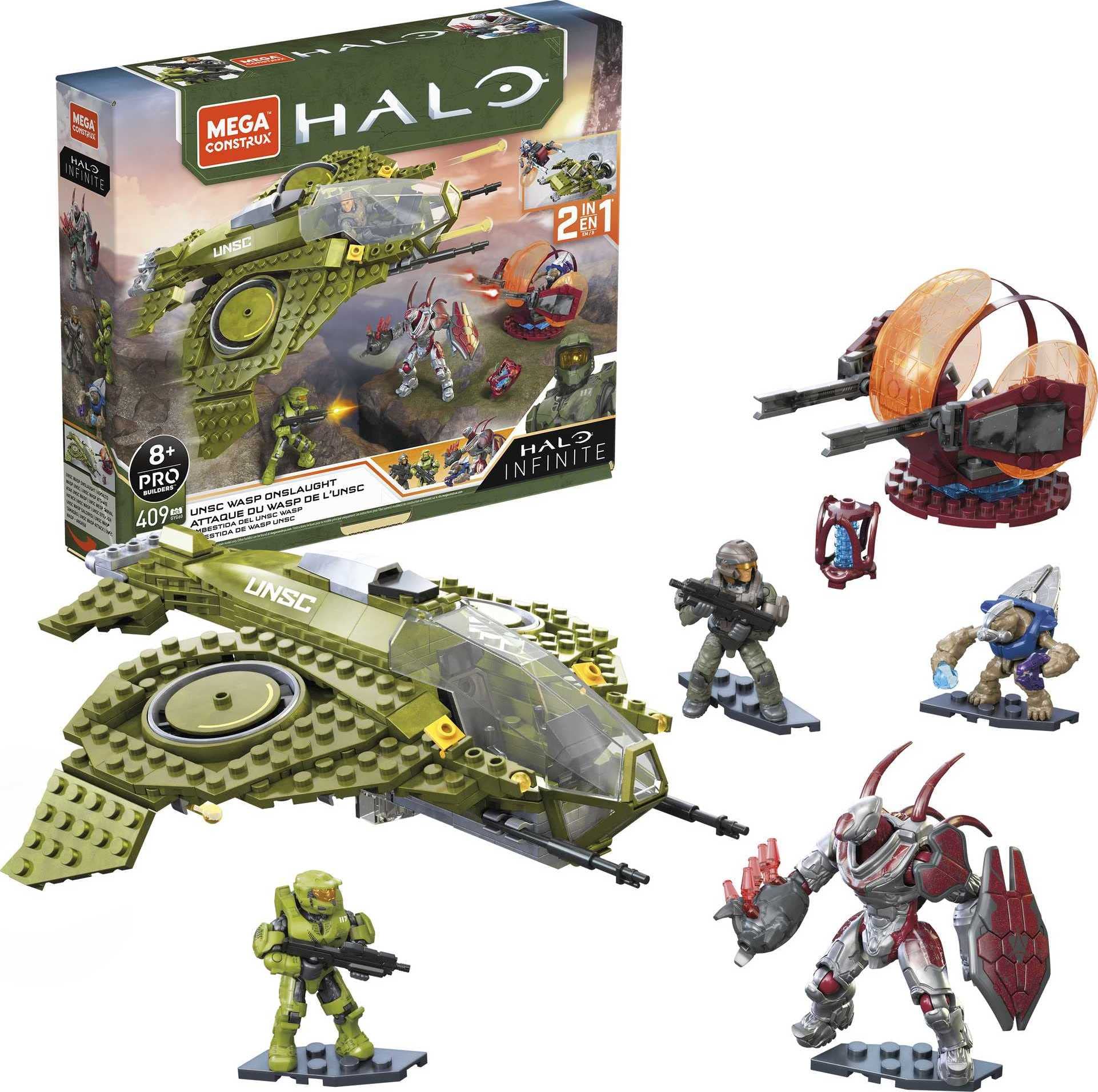 Venta Internacional - Set de Construcción de Vehículos Mega Halo Infinite 409 Piezas $1,182