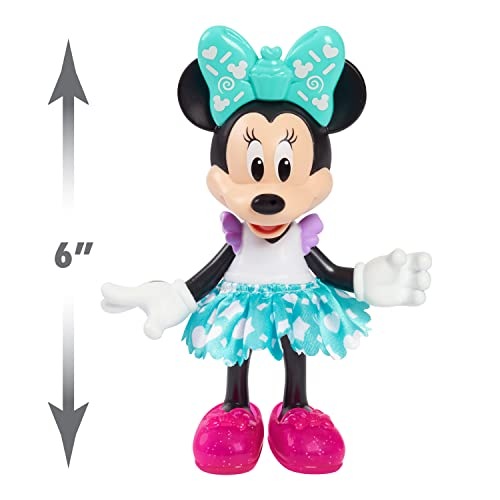 Foto 7 pulgar | Venta Internacional - Just Play Minnie Mouse Fabulosa Moda Muñeca Dulce Fiesta