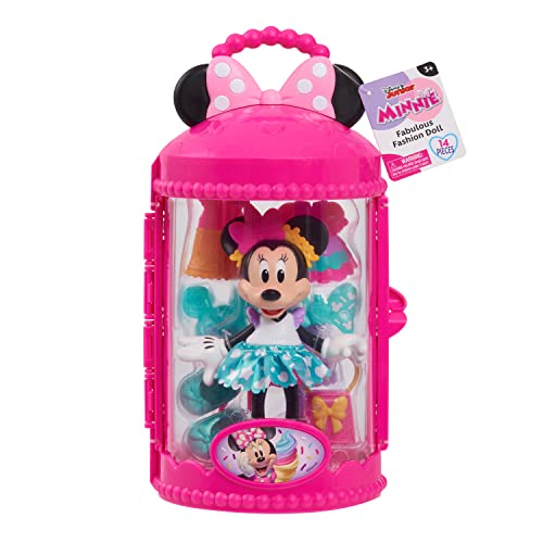 Foto 8 pulgar | Venta Internacional - Just Play Minnie Mouse Fabulosa Moda Muñeca Dulce Fiesta