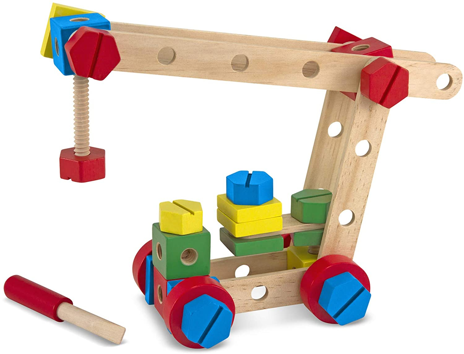 Foto 7 | Venta Internacional - Set De Construcción Melissa & Doug Wooden 48 Piezas