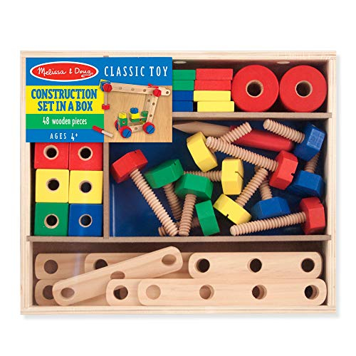 Foto 9 pulgar | Venta Internacional - Set De Construcción Melissa & Doug Wooden 48 Piezas