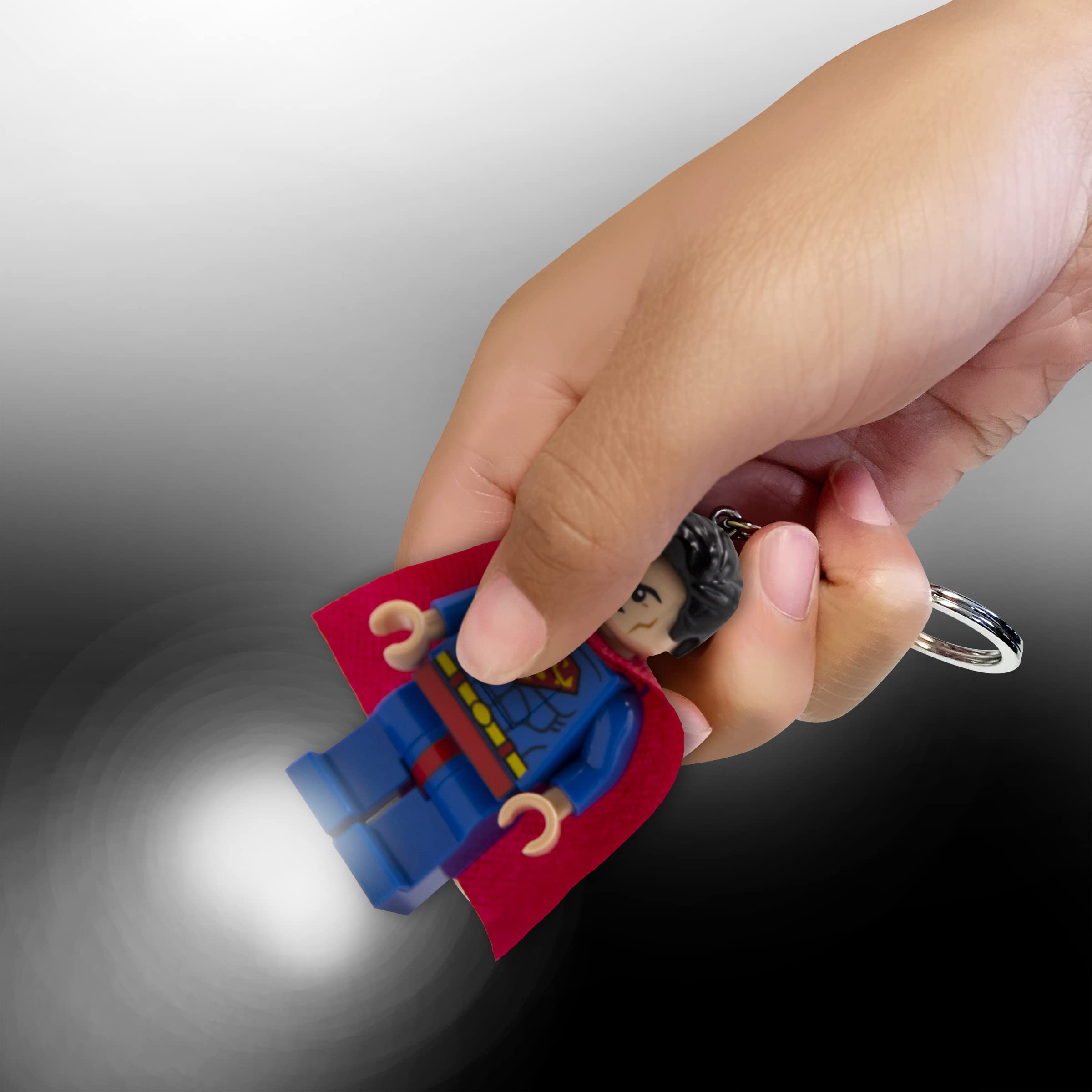 Foto 5 pulgar | Venta Internacional - Llavero Lego DC Super Héroes Superman de 3 cm con Led