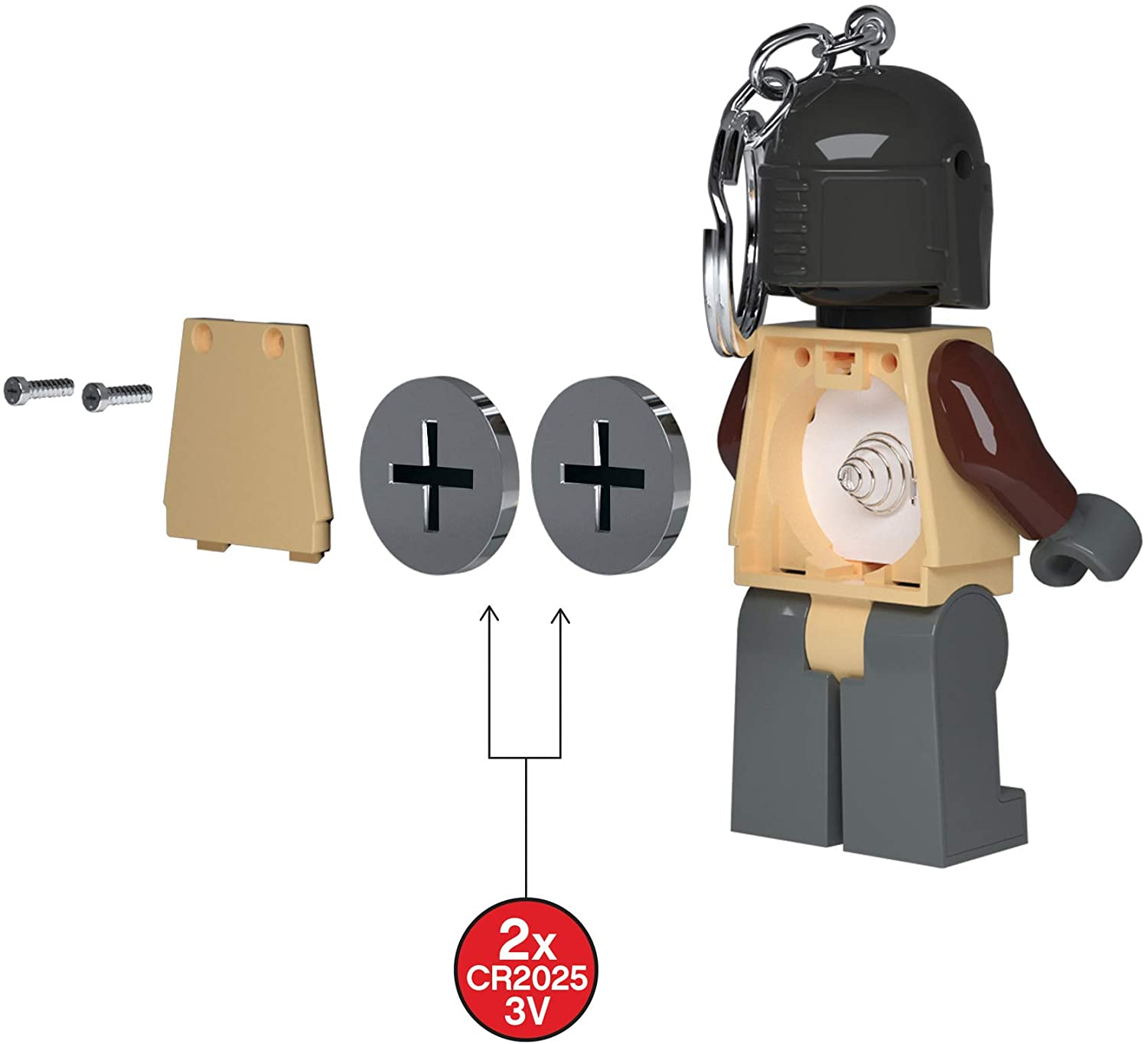 Foto 9 pulgar | Venta Internacional - Llavero Lego Star Wars The Mandalorian
