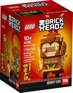 Foto 2 pulgar | Venta Internacional - Set Lego Brickheadz Monkey King (40381)