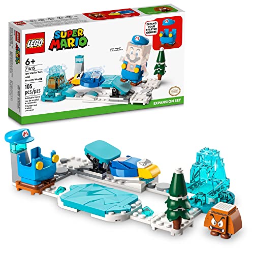 Juego de Bloques Lego Super Mario Ice Mario y Expansión Frozen World - Venta Internacional