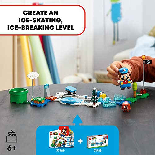Foto 3 pulgar | Juego de Bloques Lego Super Mario Ice Mario y Expansión Frozen World - Venta Internacional