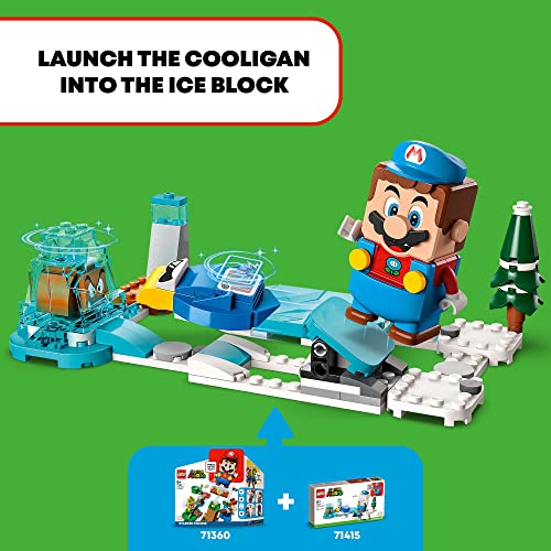 Foto 5 pulgar | Juego de Bloques Lego Super Mario Ice Mario y Expansión Frozen World - Venta Internacional