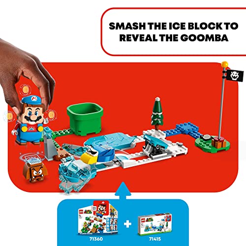 Foto 6 pulgar | Juego de Bloques Lego Super Mario Ice Mario y Expansión Frozen World - Venta Internacional
