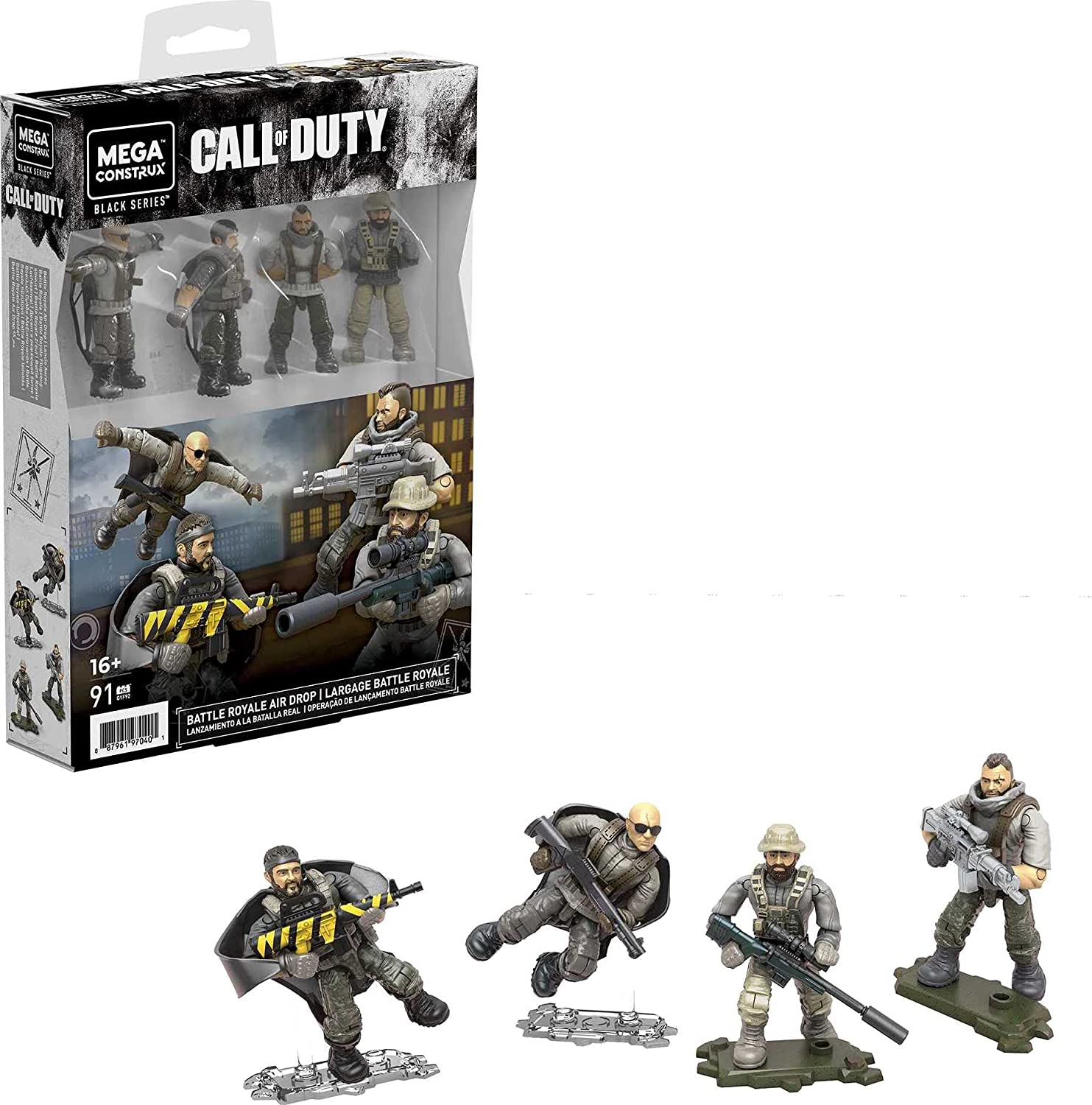 Foto 2 pulgar | Venta Internacional - Mega Construx Call Of Duty Battle Royale Air Drop, Multi (gyf92)