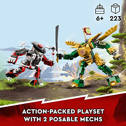 Foto 3 pulgar | Venta Internacional - 2 Figuras de Acción Lego Ninjago Lloyd's Mech Battle Evo 71781