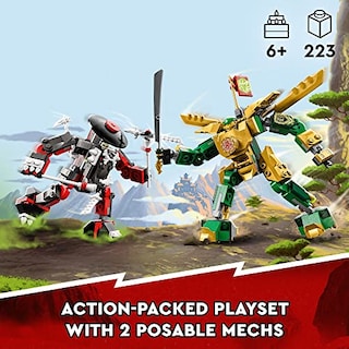 Foto 2 | Venta Internacional - 2 Figuras de Acción Lego Ninjago Lloyd's Mech Battle Evo 71781