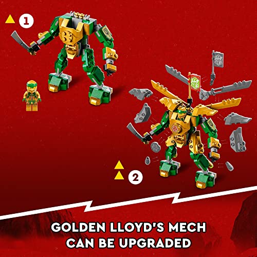 Foto 4 pulgar | Venta Internacional - 2 Figuras de Acción Lego Ninjago Lloyd's Mech Battle Evo 71781